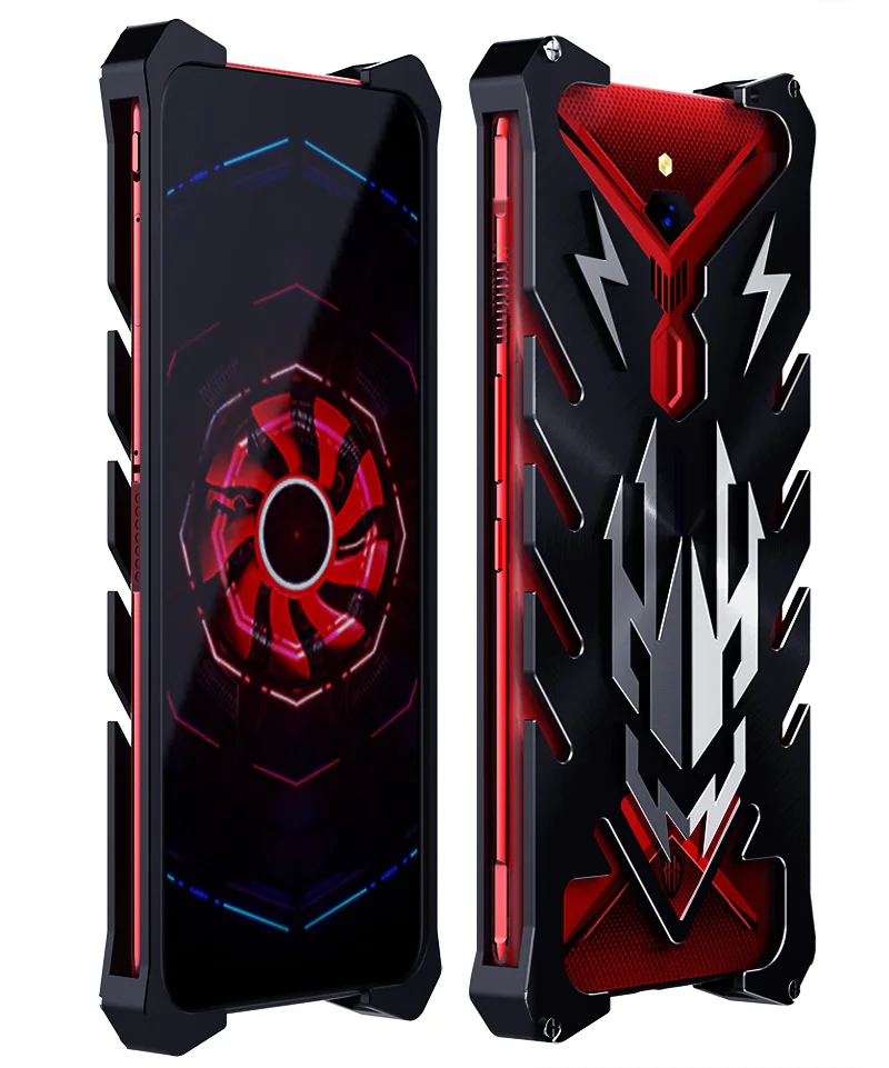 Чехол накладка из алюминия и металла Nubia Red Magic 3 Zimon авиация прочная защита для ZTE