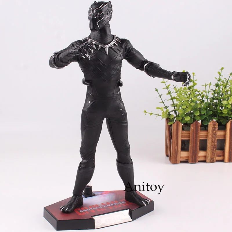 HC игрушки Мстители Marvel Мстители Бесконечная война Черная пантера фигурка ПВХ Marvel игрушки пантера игрушки 31 см