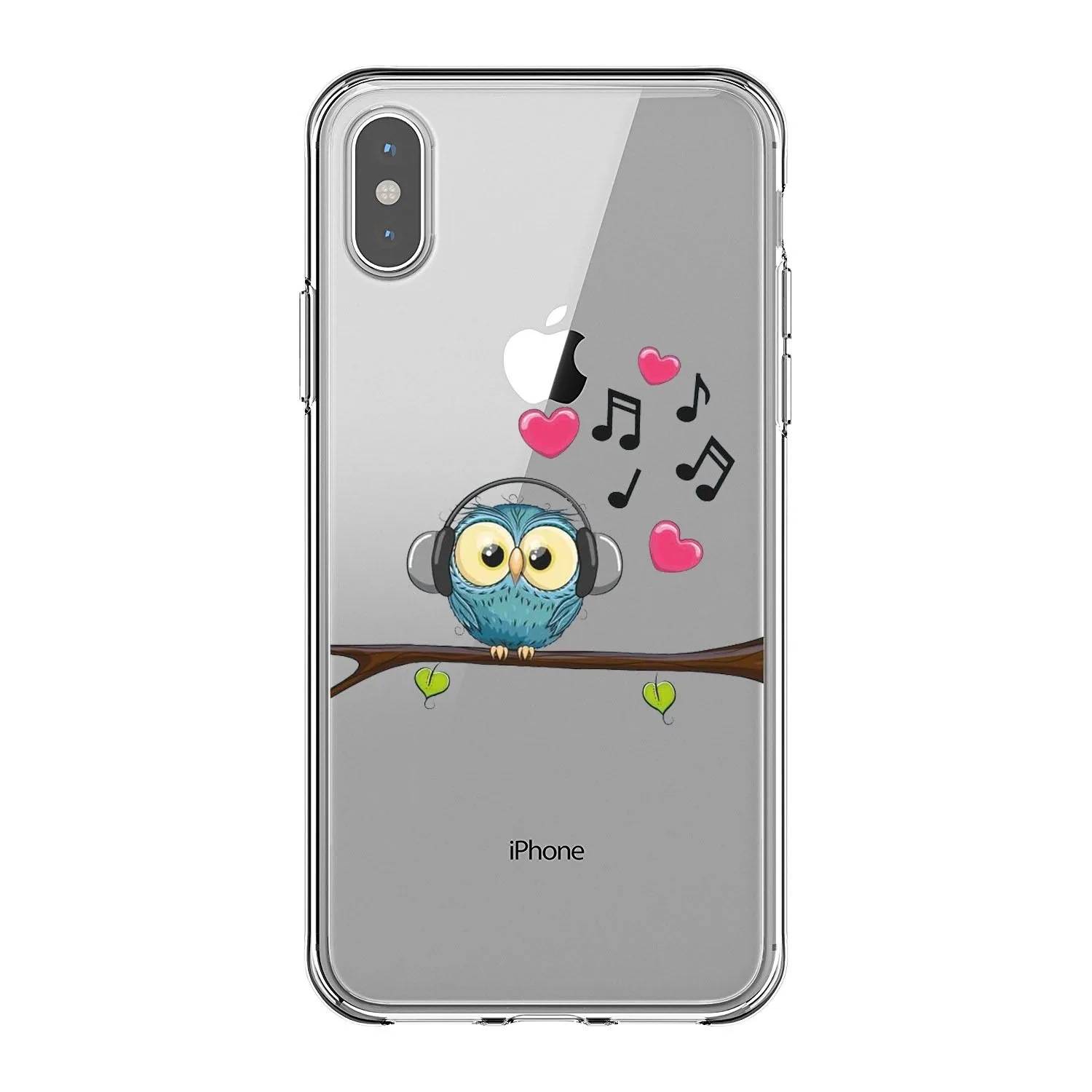 Милый прозрачный чехол с рисунком совы для X10 Max 6 6S Plus SE 5S 7 8 мягкий силиконовый из