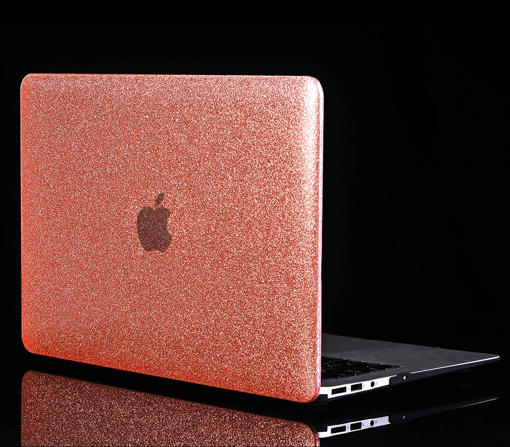 Блестящий жесткий чехол для ноутбука Apple Macbook Air Pro Retina1" 12" 1" 15" чехол для Mac book New Air 13 New pro 13 15 Touch bar