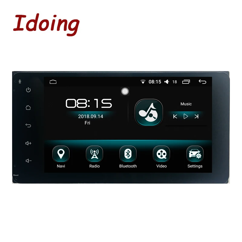 Idoing 7 &quot2 Din Android 8 0 автомобиль радио GPS Мультимедийный проигрыватель для Toyota