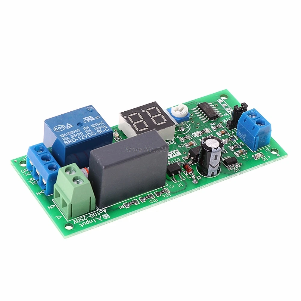 AC 220V Таймер задержки выключения платы 0 секунд 99 минут задержка релейный модуль