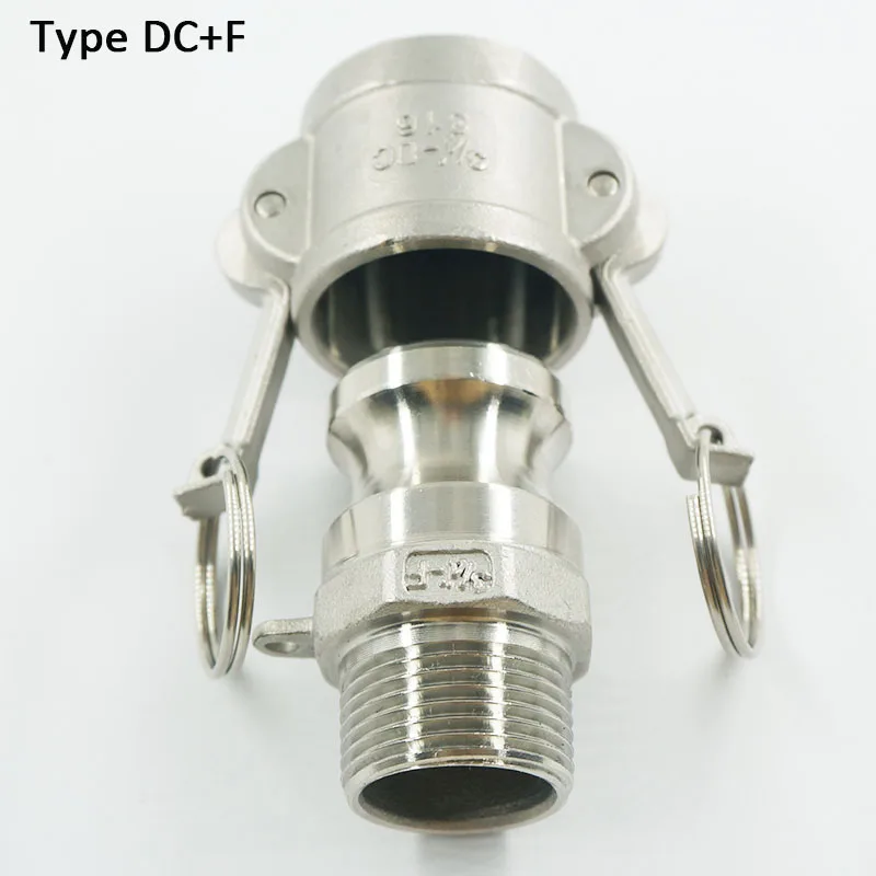 1/2 &quotдо 4&quot Тип DC + F Camlock Муфта Stianless сталь 304 БЫСТРОРАЗЪЕМНАЯ муфта|Фитинги для