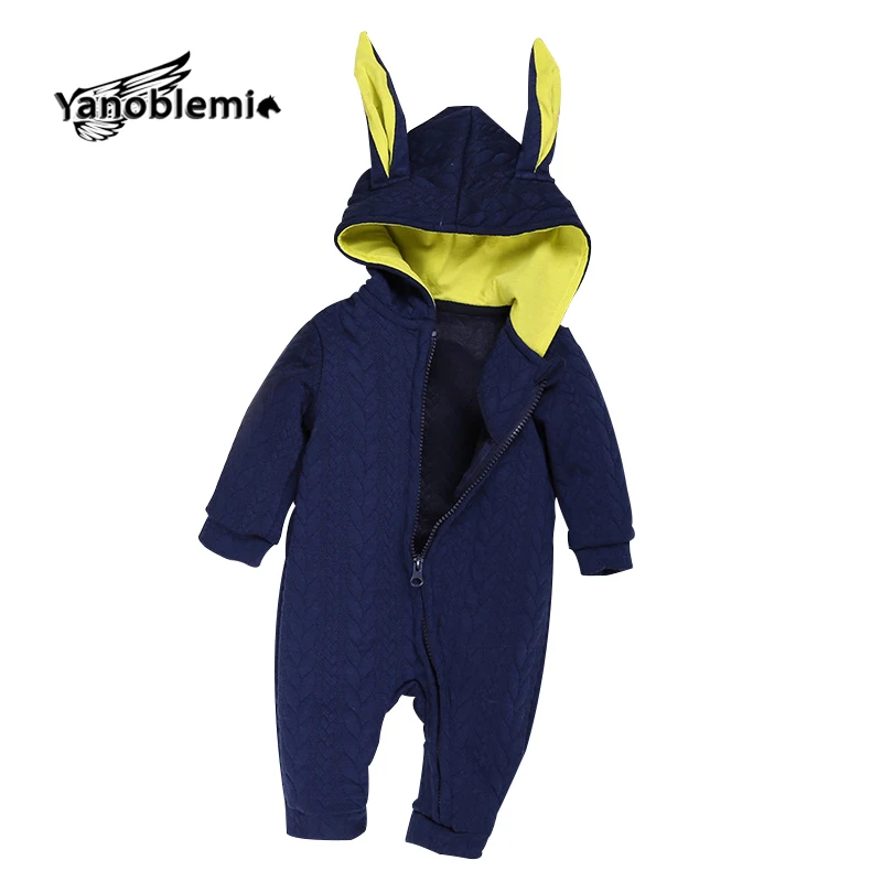 Комбинезон-Кролик для маленьких мальчиков и девочек хлопковая одежда комбинезон