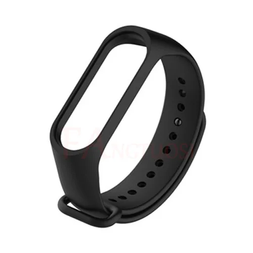 black FANGTUOSI для xiaomi mi Band 3 силиконовый ремешок на запястье для xiaomi mi band 3 ремешок для часов аксессуары браслет mi band 3 ремешок - Цвет: black