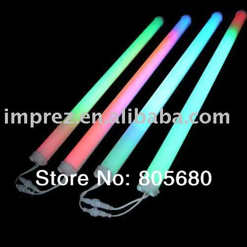 Бесплатная доставка 50 шт. DMX512 LED guardrail tube наружная Световая трубка RGB led light 48 5050 AC24V 8