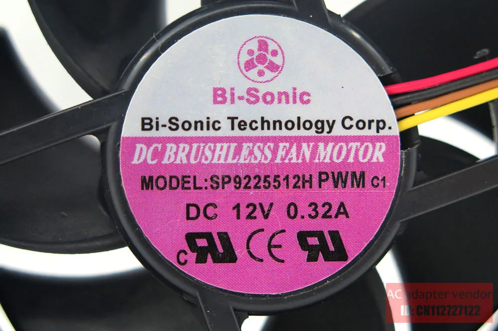 BI SONIC 9025 SP922512H PWM 12V 0.32A 2 провода видео телефон двери 4 Вентилятор охлаждения|cooling fan|4