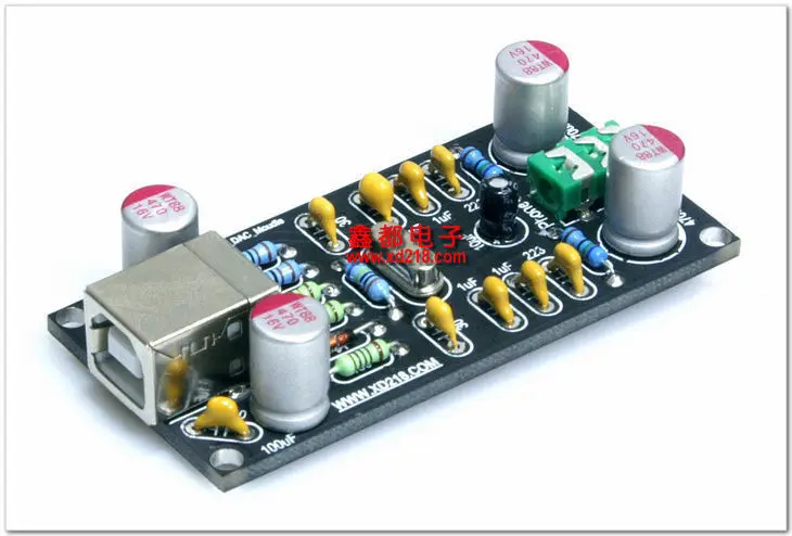 

Звуковая карта USB PCM2704 в сборе, Hi-Fi карта USB DAC