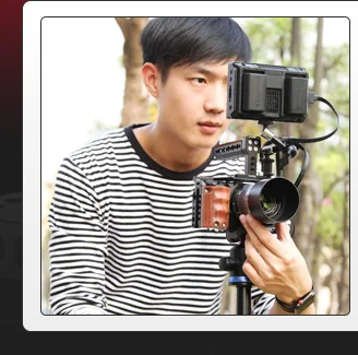 SmallRig 6500 клетка для камеры комплект для sony A6500 камера с деревянной ручкой крепление A6500 клетка стабилизатор 2097