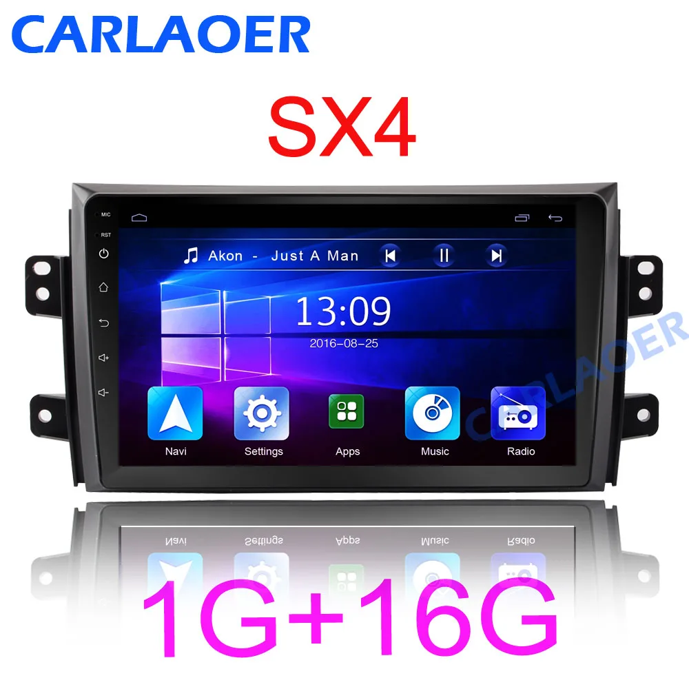 2 din Android gps для Suzuki SX4 2006 2007 2008 2009 2010 2011 2012 2Din автомобиля магнитола Регистраторы стерео WI-FI RDS автомобильный dvd плеер