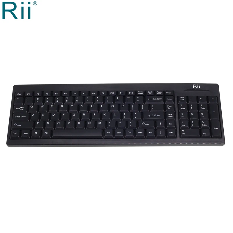Rii RK901 Игровая Клавиатура 2 4 ГГц игровая Беспроводная клавиатура для ноутбука ПК