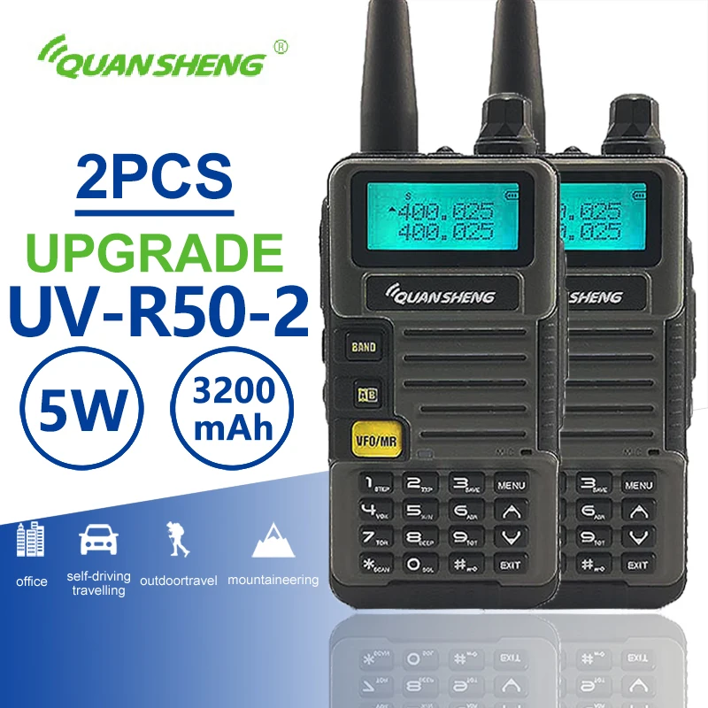 

Двухдиапазонная рация Baofeng UV-R50-2, 2 шт., Baofeng Uv-5r
