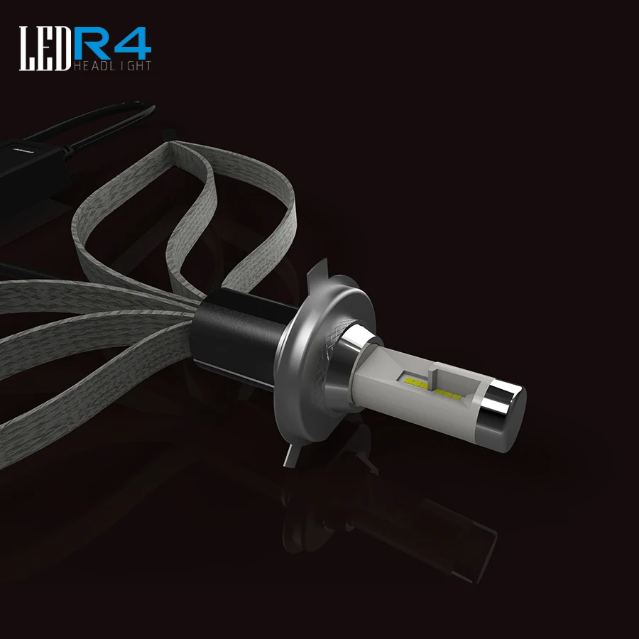 Бесплатная доставка R4 40 Вт 4800LM авто светодиодный Лампа Комплект H1 H3 H7 H8 H9 H11 9012 9005