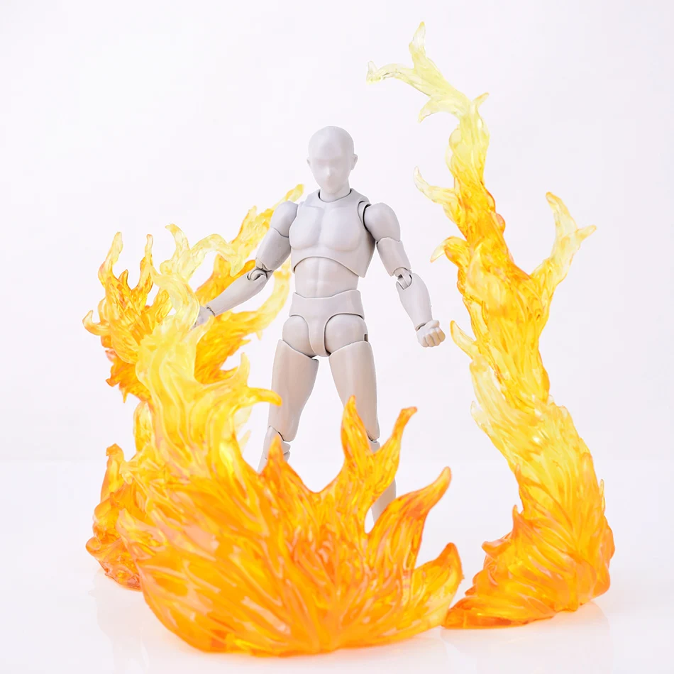 Желтый вер. S. H. Figuarts Tamashii Effect горящее пламя Fix D Art Figma Kamen Rider Saint Seiya ДЛЯ Bandai Gundam