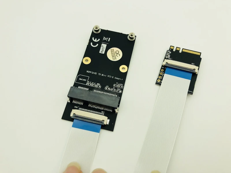 A+ E NGFFto Mini PCI-E адаптер NGFF ключ A-E к Mini PCI Express wifi M.2 wifi адаптер для половинной и полноразмерной сетевой карты