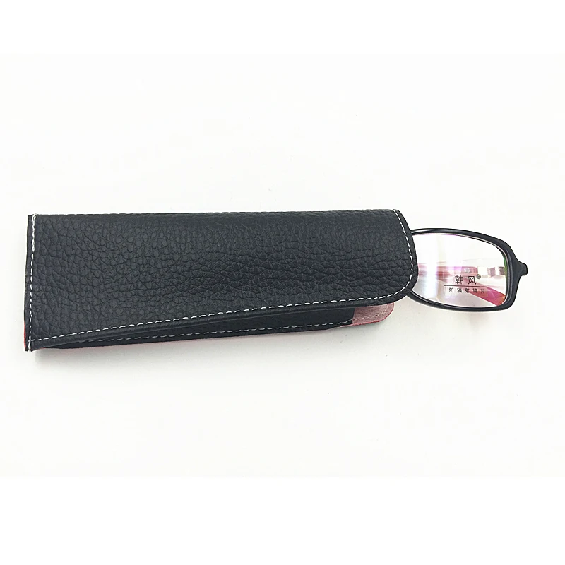 Чехол для очков из ПУ кожи мужчин и женщин портативный контейнер A1|eyeglass case|eyeglass