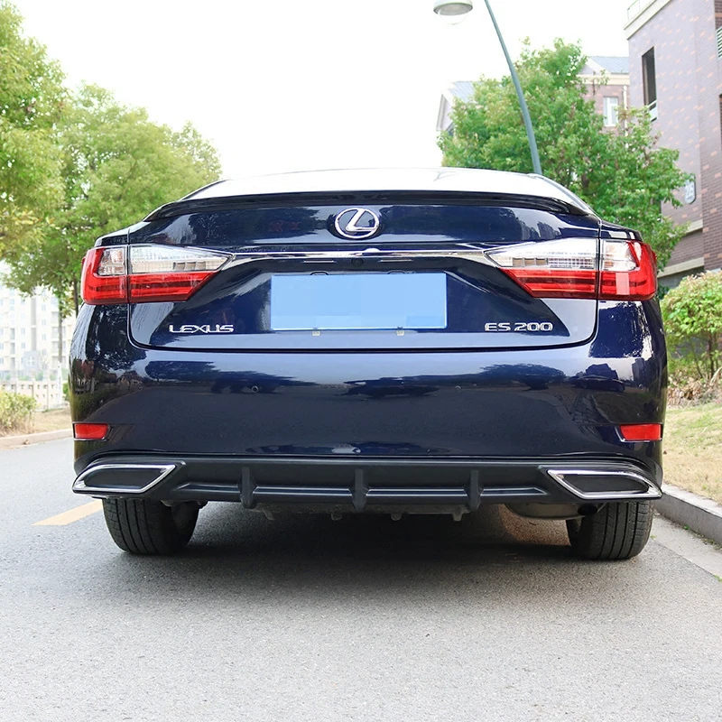 Для lexus ES 2013 2017 диффузор ABS краска для автомобиля задний бампер спойлер Авто