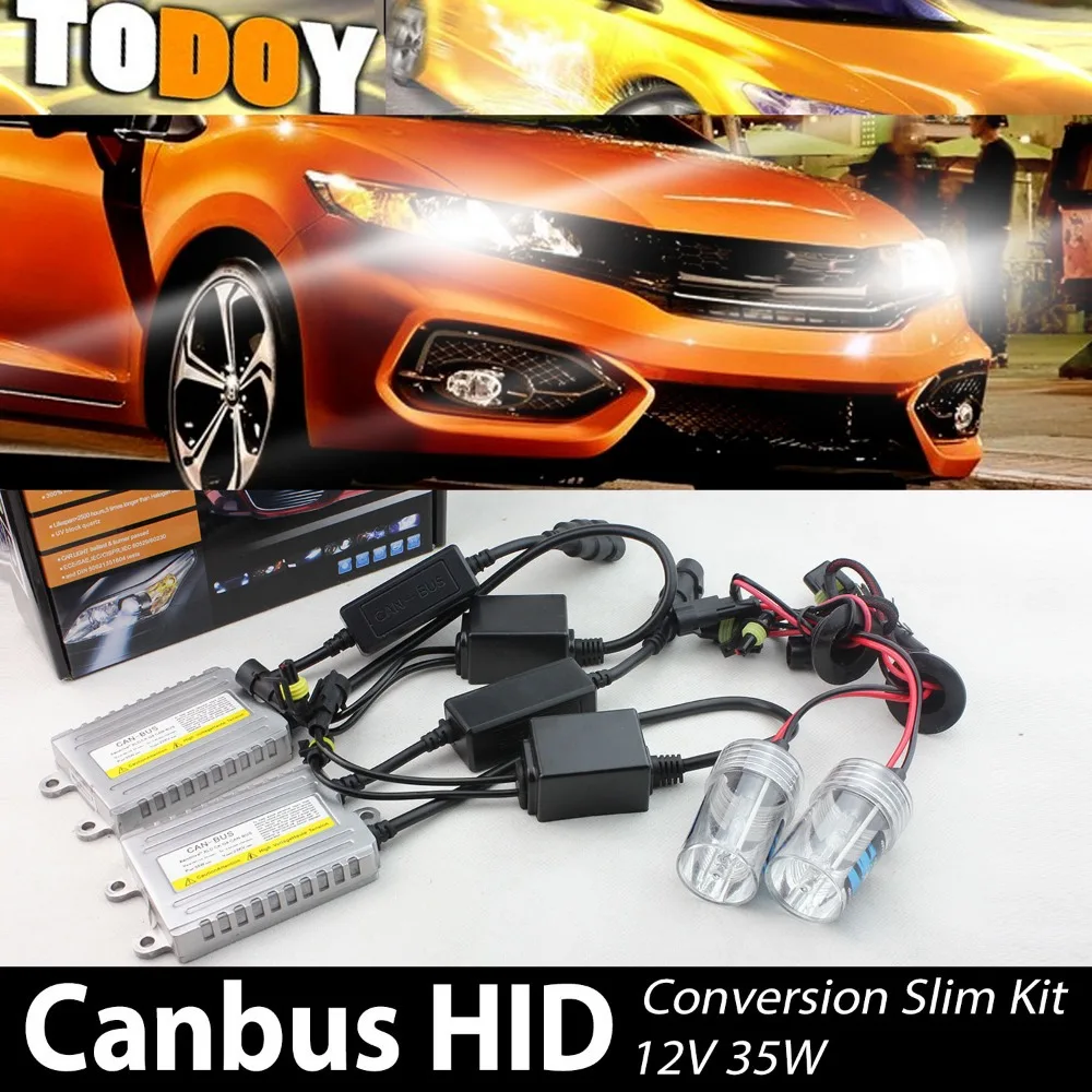 AC 12V 35W Auto HID CANBUS Error Free Conversion Kit Xenon Headlight 3000K-30000K Low Beam LR4(11-12) RW7 Car Styling | Автомобили и