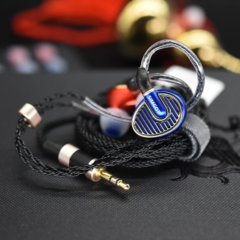 SIMGOT EN700 PRO Модернизированный Hi Res динамический бас HiFi музыкальное контролирующее