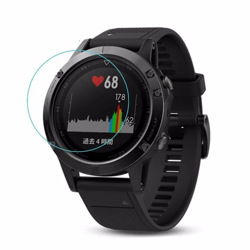Гибкое закаленное стекло для Garmin Fenix 5 5s 5x Защита экрана 5X 5S Plus защитная стеклянная