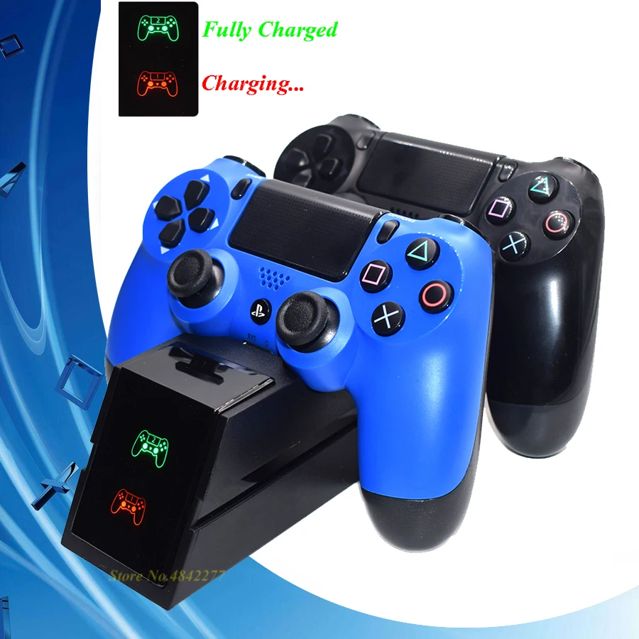 Беспроводное зарядное устройство для контроллера PS4 Pro Slim джойстик зарядная док