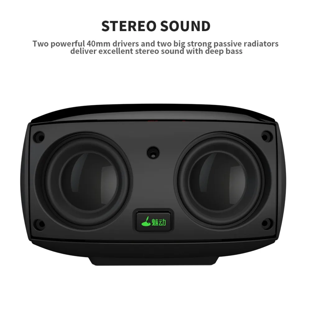 meidong md 5110 portable bluetooth speaker portable wireless loudspeaker sound system stereo music surround touch mini speaker free global shipping