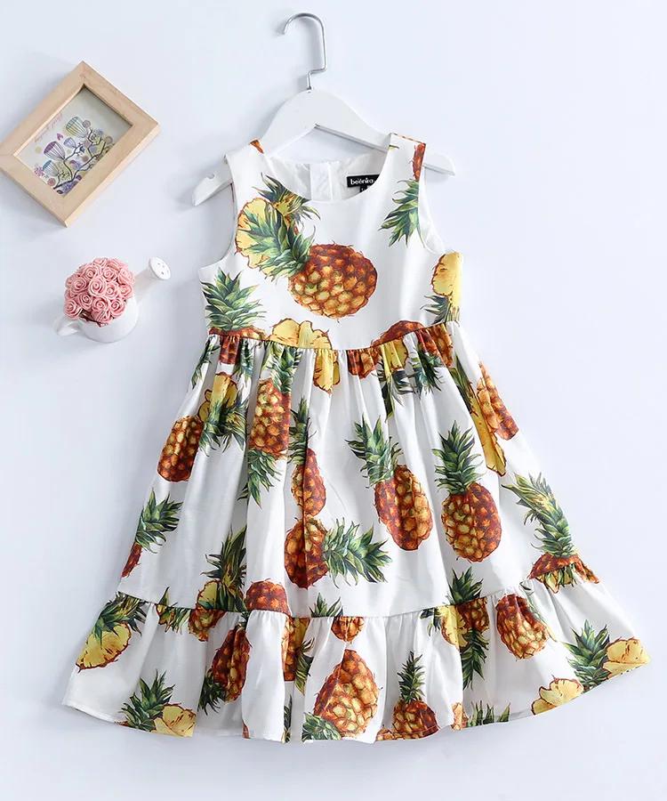 Летняя детская одежда детское Повседневное платье в стиле пэчворк с большим