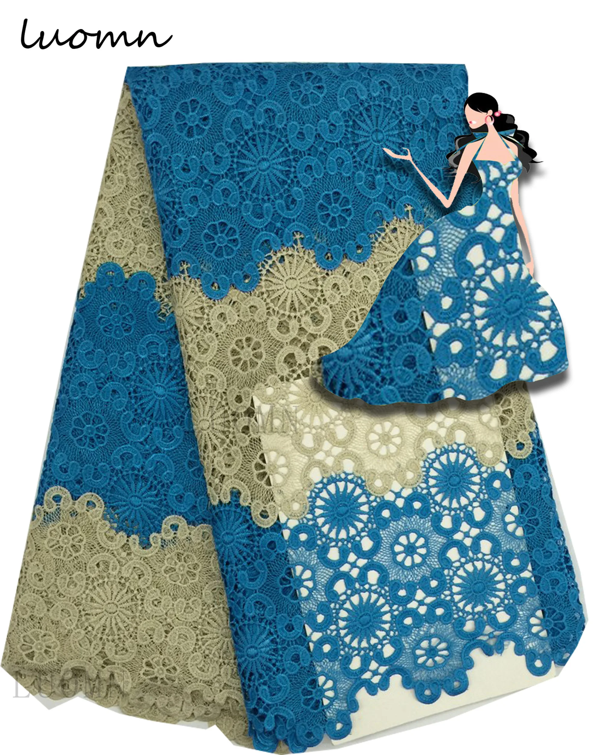 2018 Высокое качество Африканский французский текстильная сетка Кружево Ткань