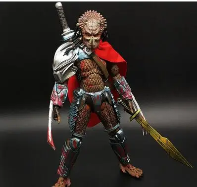 NECA AVP Aliens vs. Predator серия Young Blood/Elder Predator Охотник на змею фигурка игрушки 18 см - Цвет: Светло-желтый