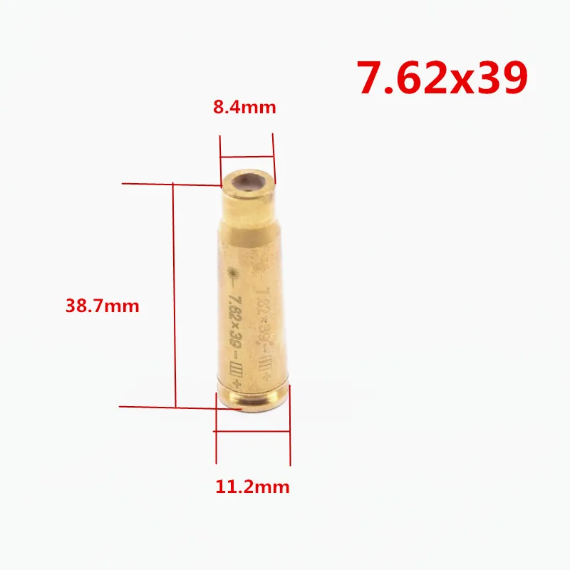 Охотничий красный лазерный бокс CAL.308 223 38 .30 12GA 7X57R 9.3X62 CAL7mm 8mm 9mm CAL.303 300WIN картридж
