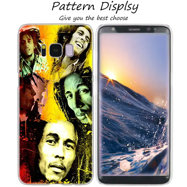 MLLSE рэгги Боб Марли модный прозрачный чехол для samsung Galaxy S10 Lite S9 S8 плюс S7 S6 край S5 S4 мини Лидер продаж