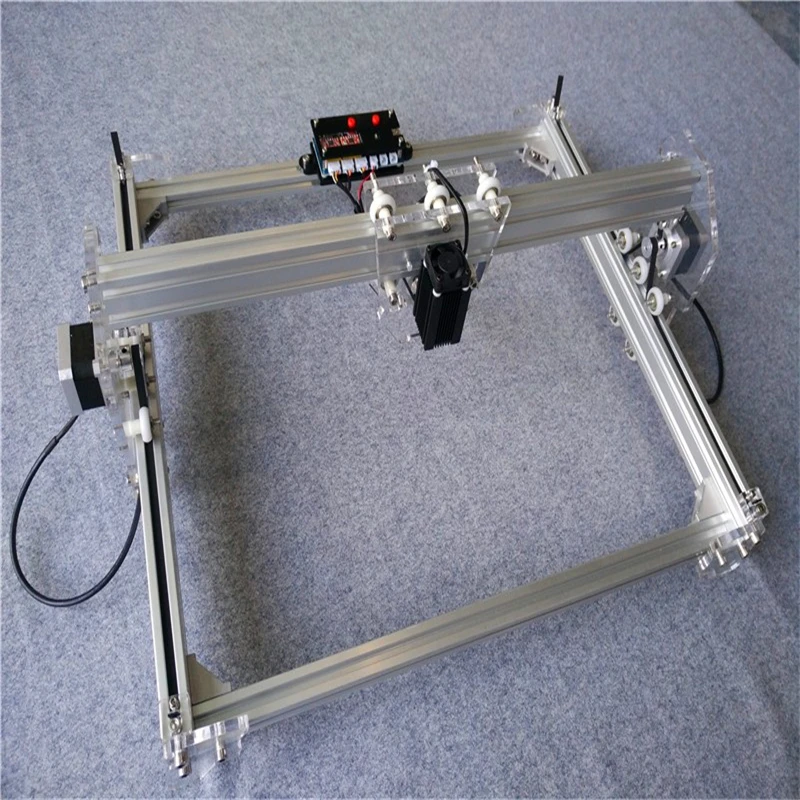 DIY станок лазерный гравировальный режущий плоттер 300 МВт Миниатюрная Площадь