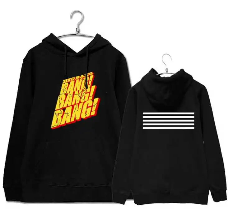 Модные мужские женский пуловер худи KPOP BIGBANG сделано концерт такой же печати