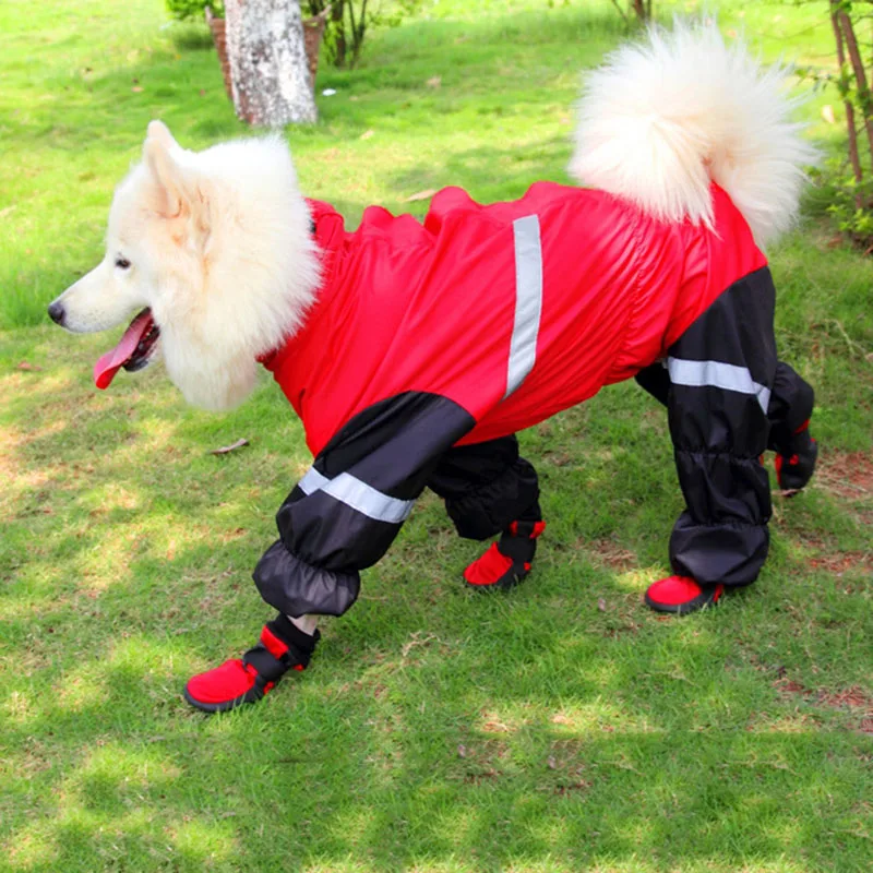 Большой пес питомец обувь Демисезонный теплые Водонепроницаемый прогулочная