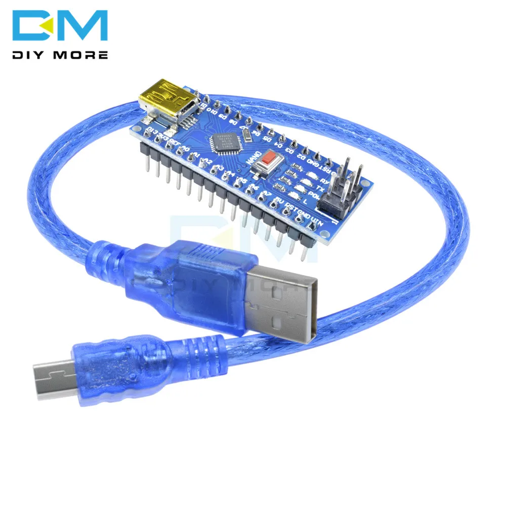 

Плата микроконтроллера Nano V3.0 3,0 ATmega328 ATmega328P, плата микроконтроллера CH340 для Arduino, сменный USB-кабель FT232RL ISP, 5 В, 16 м