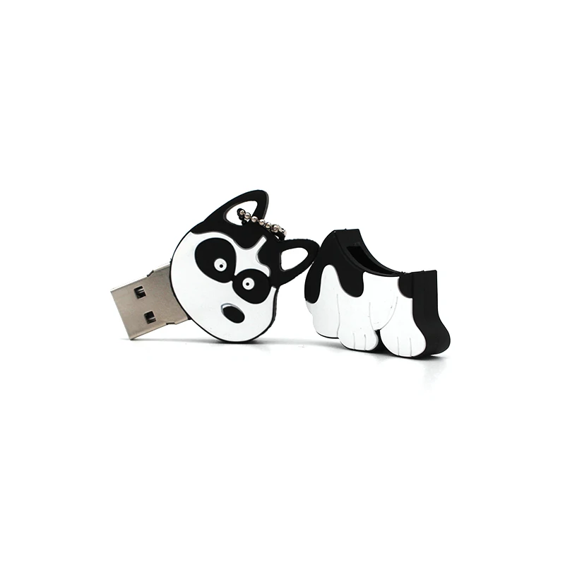 Usb-флеш-накопитель в виде мультяшного животного Хаски самоид миниатюрный