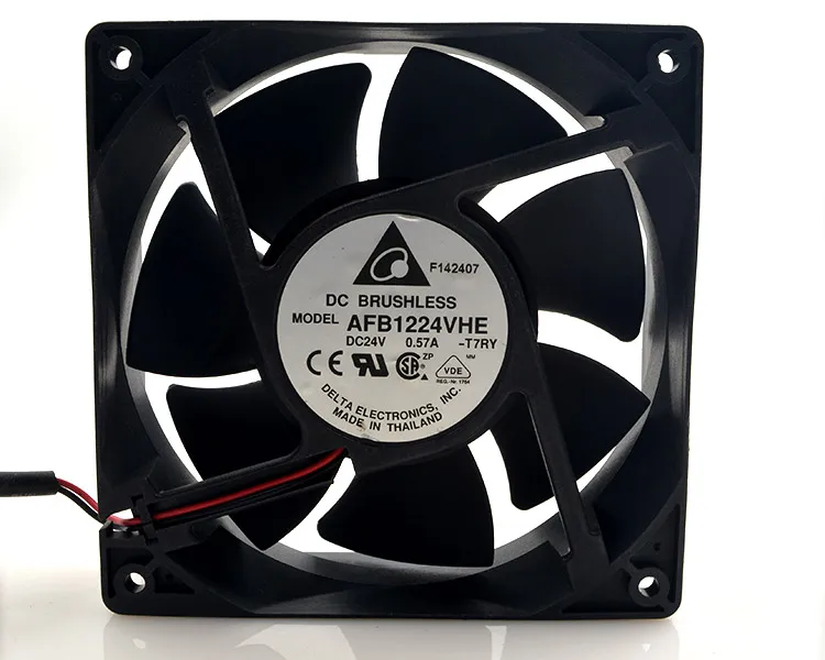 

New original AFB1224VHE 24V 0.57A 12cm 12038 2-wire inverter cooling fan