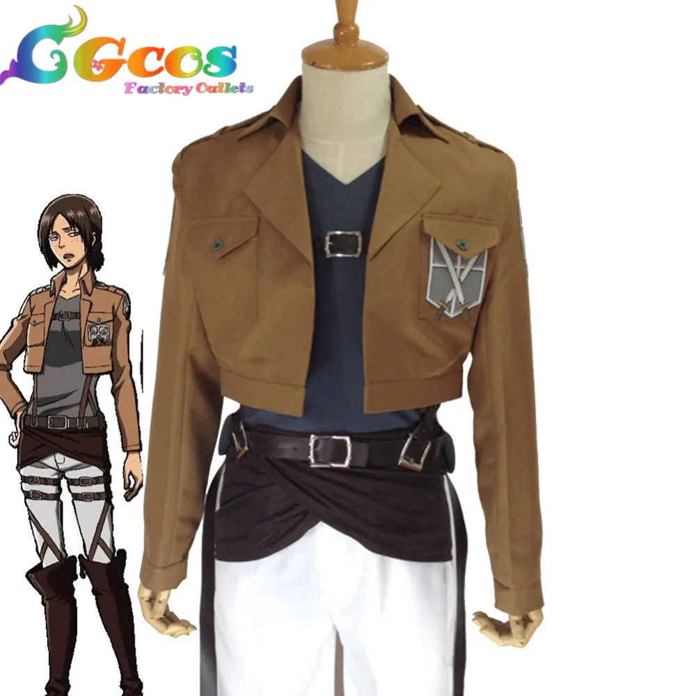 CGCOS Бесплатная доставка Косплей Костюм Атака Титанов Shingeki no Kyojin Corps Ymir новый в