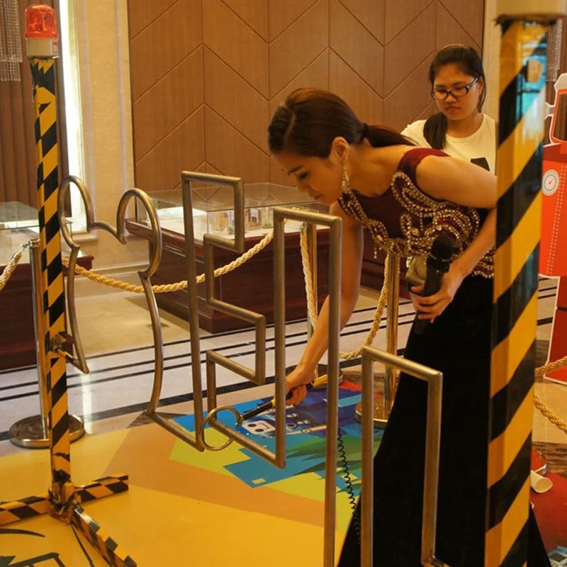 Секретная комната ускользает реквизит офис стальное кольцо проходит через