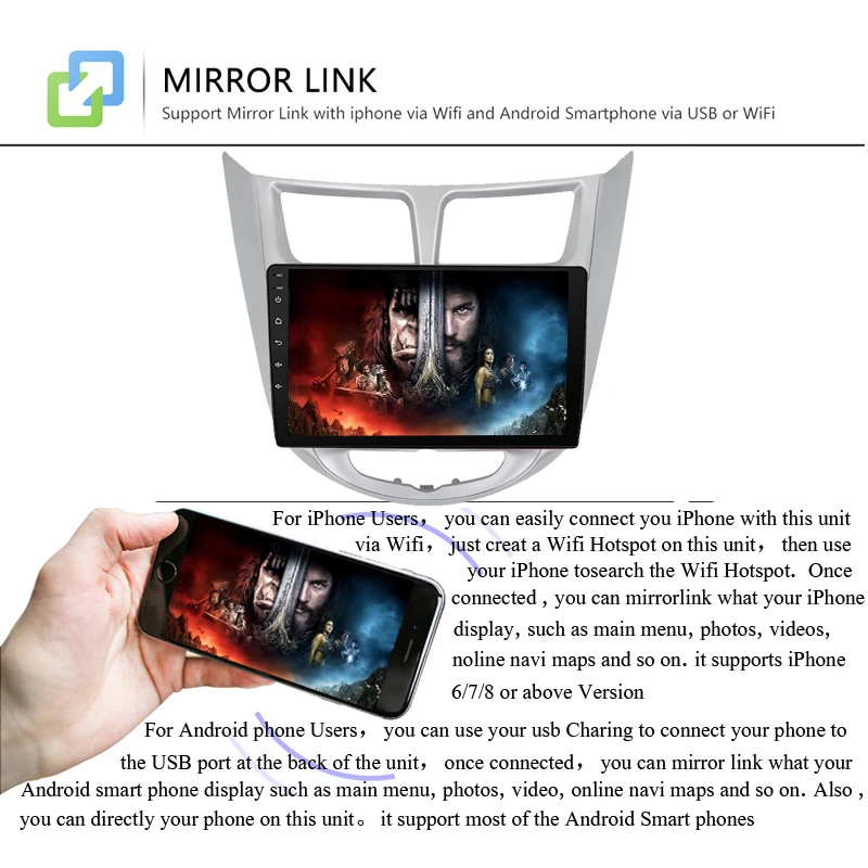 Android 8,1 автомобильный dvd мультимедийный плеер для Solaris и Verna с автомобильным радио видео и навигацией для воспроизведения gps стерео 2011
