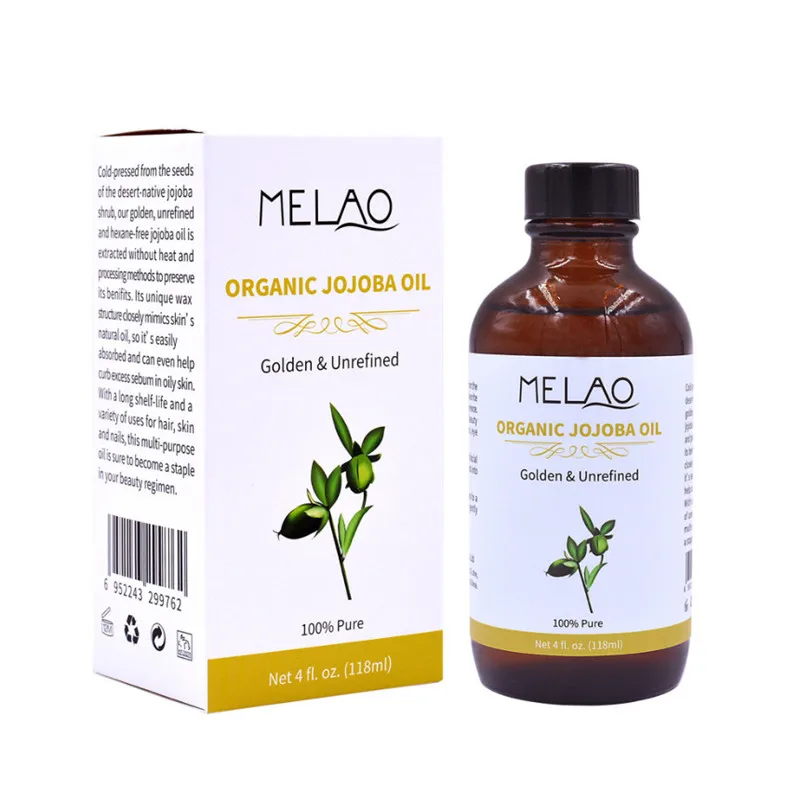 MELAO 100% чистое натуральное масло жожоба для кожи органические волосы чистый