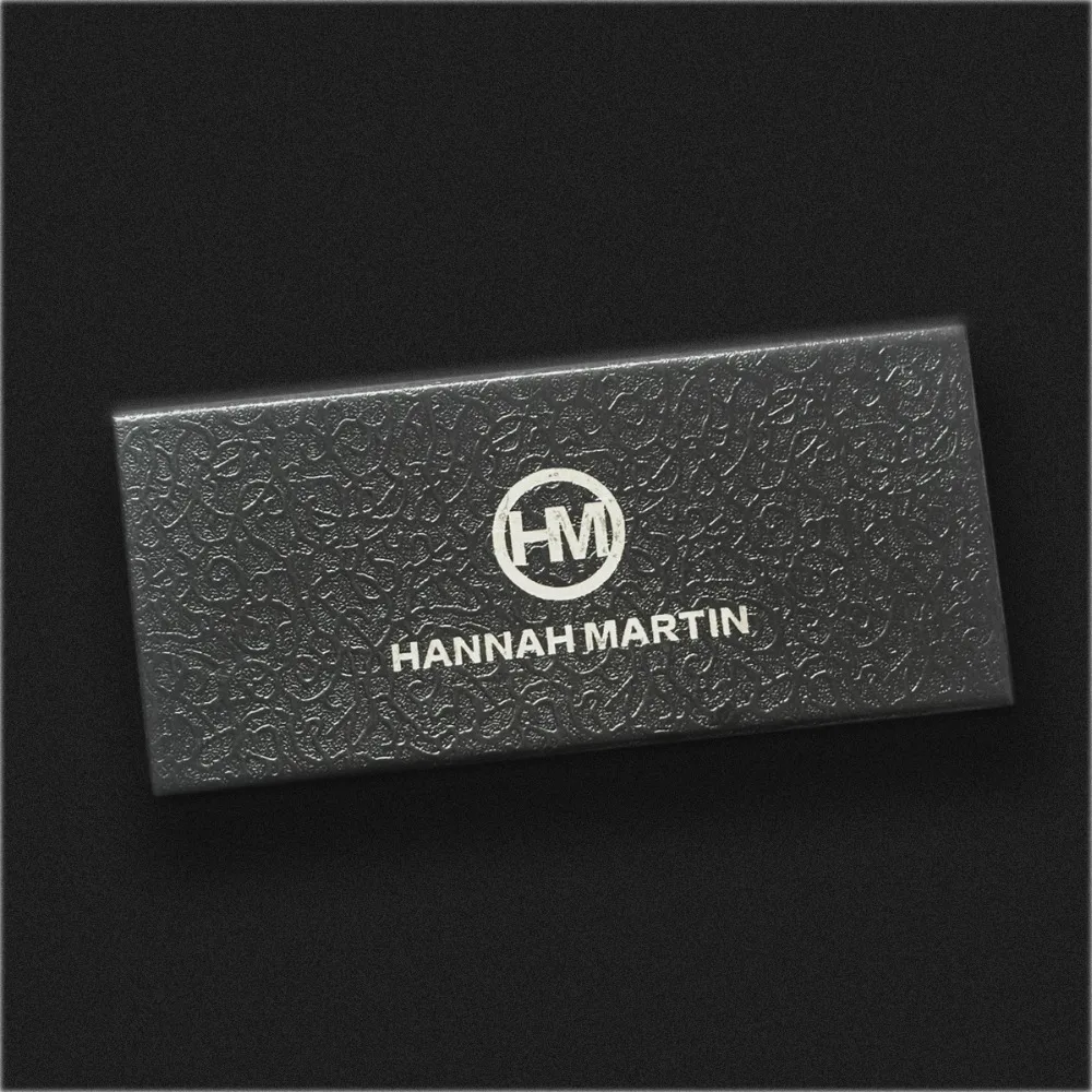 1 шт. HANNAH Martin Оригинальный чехол для мужчин и женщин часы черный подарок