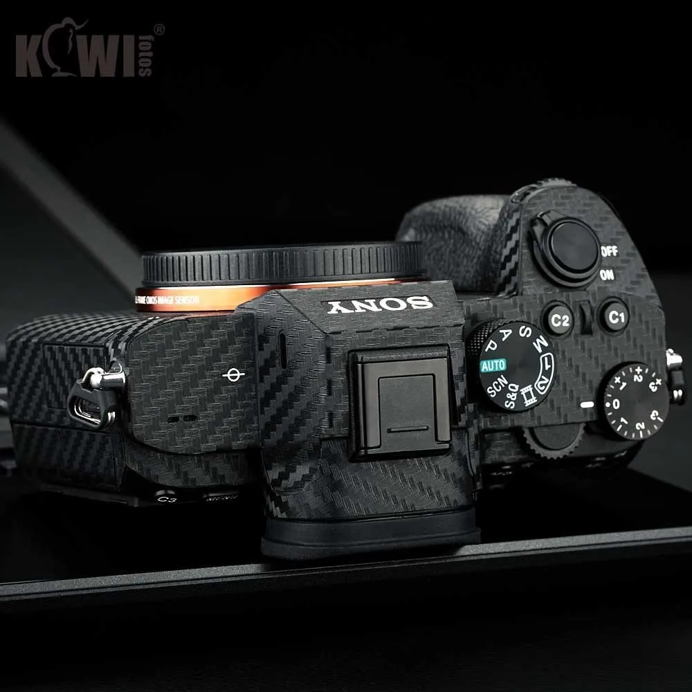 KIWIFOTOS Анти-Царапины Камера тела пленка из углеродного волокна комплект для sony A7 III A7R III A7III A7RIII A7M3 A7RM3 Камера s кожи 3M Стикеры