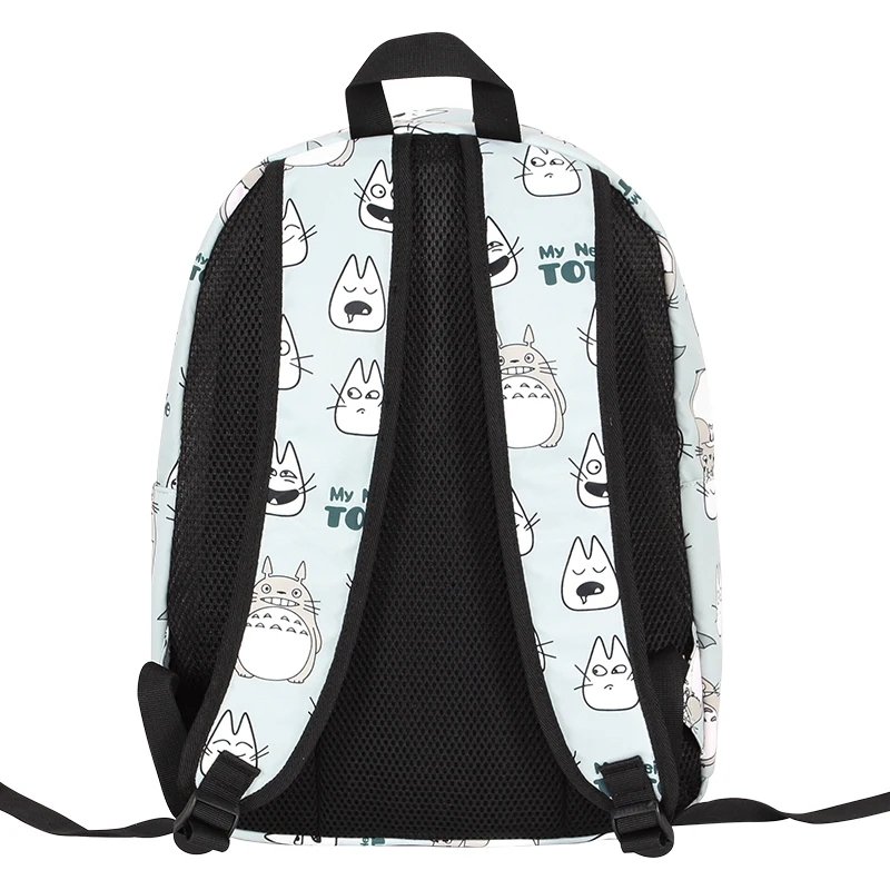 anime Miyazaki Hayao My Neighbor Totoro fashion canvas Double Shoulder Bag Cosplay Printing Backpack boy girl plush Backpack/bag | Игрушки и