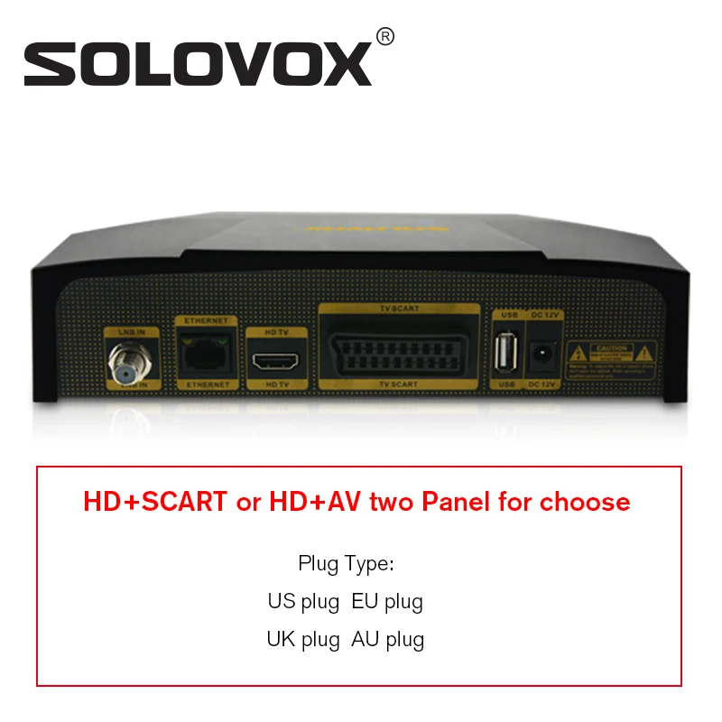 Solovox V9S 10 шт. Поддержка HDMI и AV цифра спутниковый телевизионный ресивер дома Кино