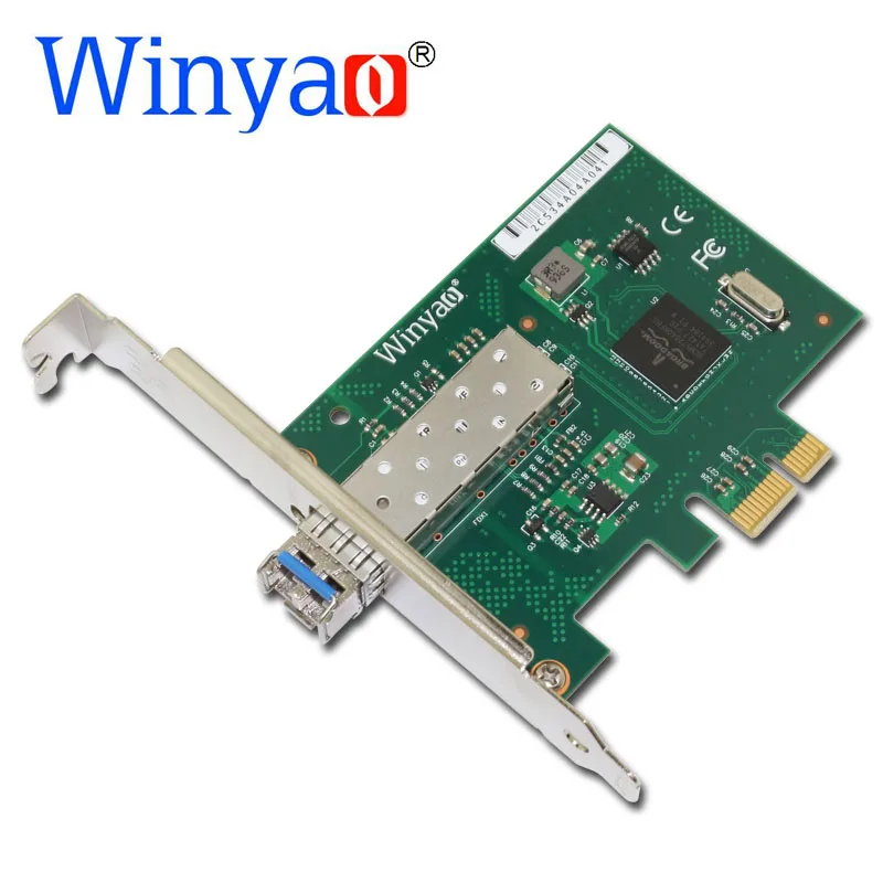 Winyao WY5720DF-LX PCI-Express X1 1000 Мбит/с LC 1310nm Gigabit Ethernet Lan волоконная настольная сетевая карта
