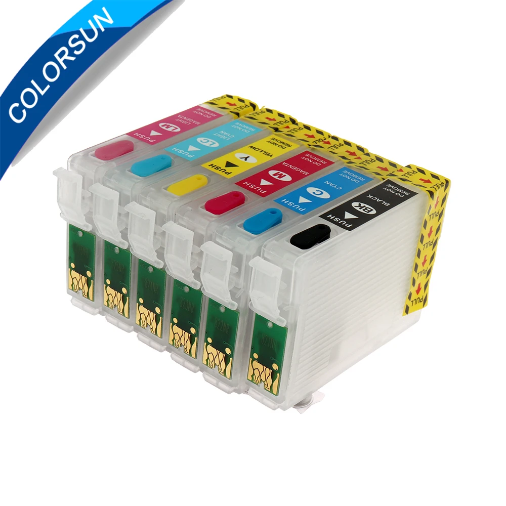Новый 85N T0851 T0856 T0851N многоразовый чернильный картридж для Epson Stylus Photo 1390 T60 принтер с