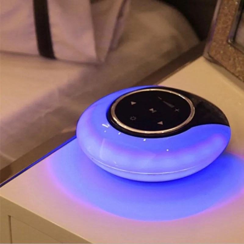 5 шт. Бесплатная доставка Новые лампы динамик bluetooth Bluetooth Smart Touch атмосферу Moon Bay