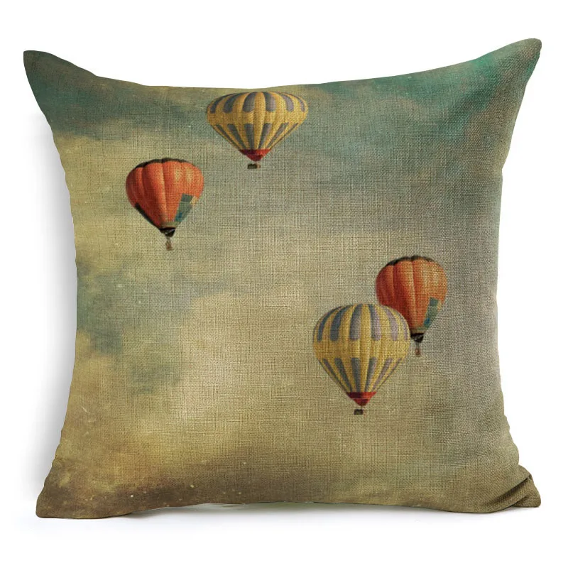 Воздушный шар Подушка Чехол Наволочка животное слон хлопковое полотно небо дома