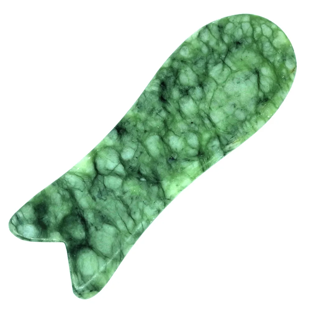 1pcs Gua Sha соскабливающий массажный инструмент массажер для тела царапающийся камень Guasha SPA буйвол скребок для лица и спины уход за здоровьем против морщин - Цвет: 1pcs